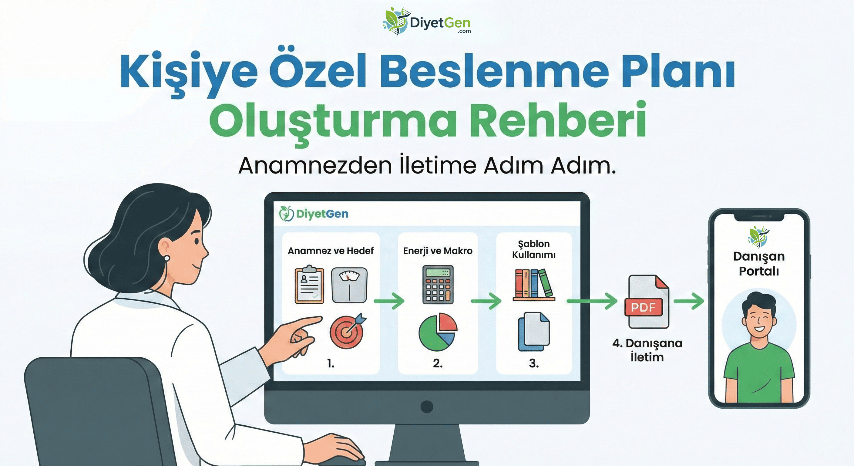 Kişiye özel beslenme planı oluşturma: beslenme danışmanlığında öğün planlama ve diyet şablonu.